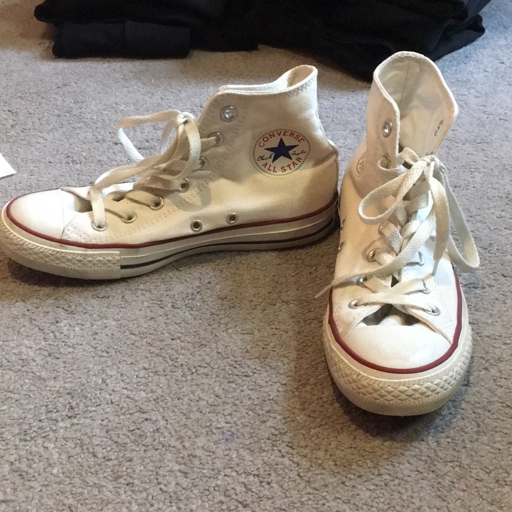 White High Top Converse